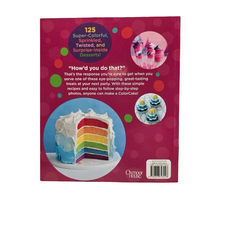 Simply Sweet ColorCakes Cookbook Wow-Worthy Desserts Baking‎ Book
